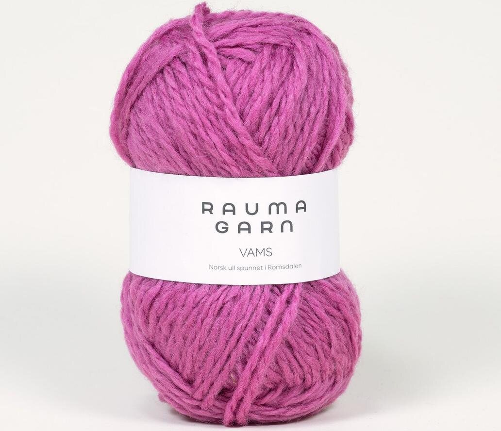 Rauma Garn Vams 65 tumma roosa