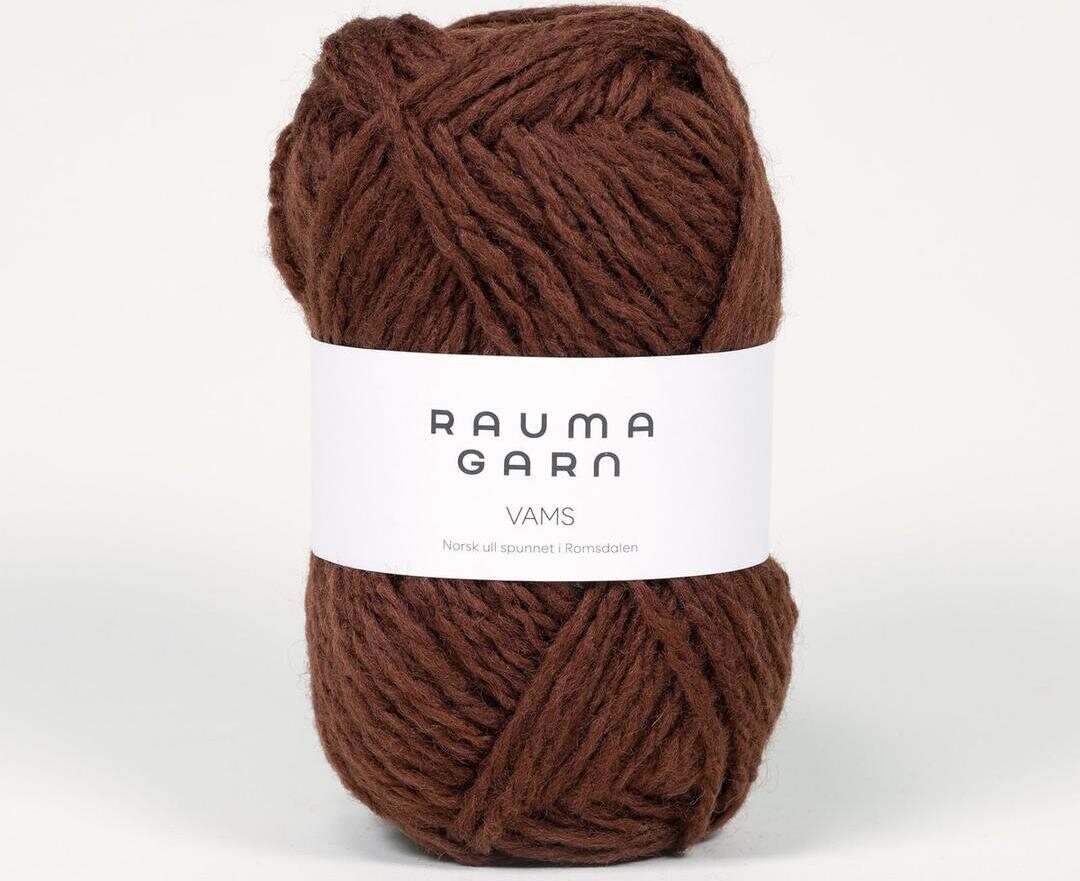 Rauma Garn Vams 106 suklaanruskea