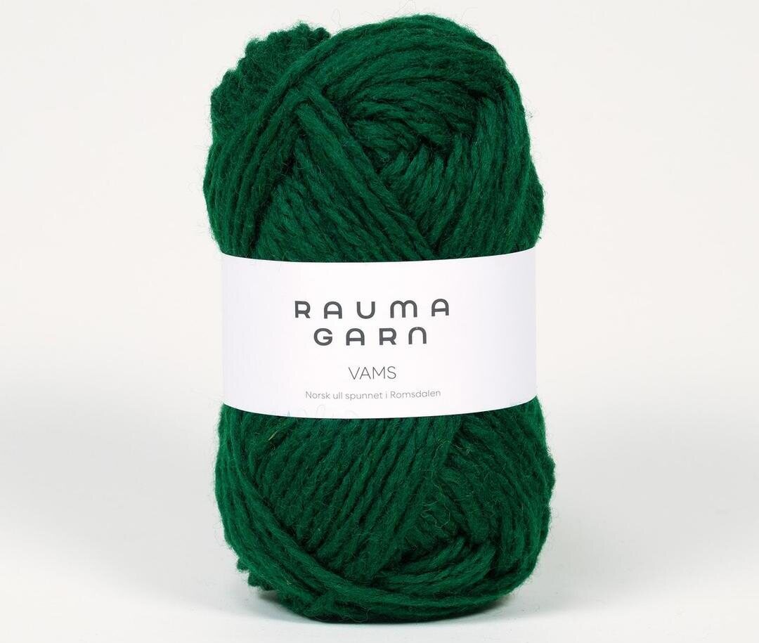 Rauma Garn Vams 109 tummanvihreä