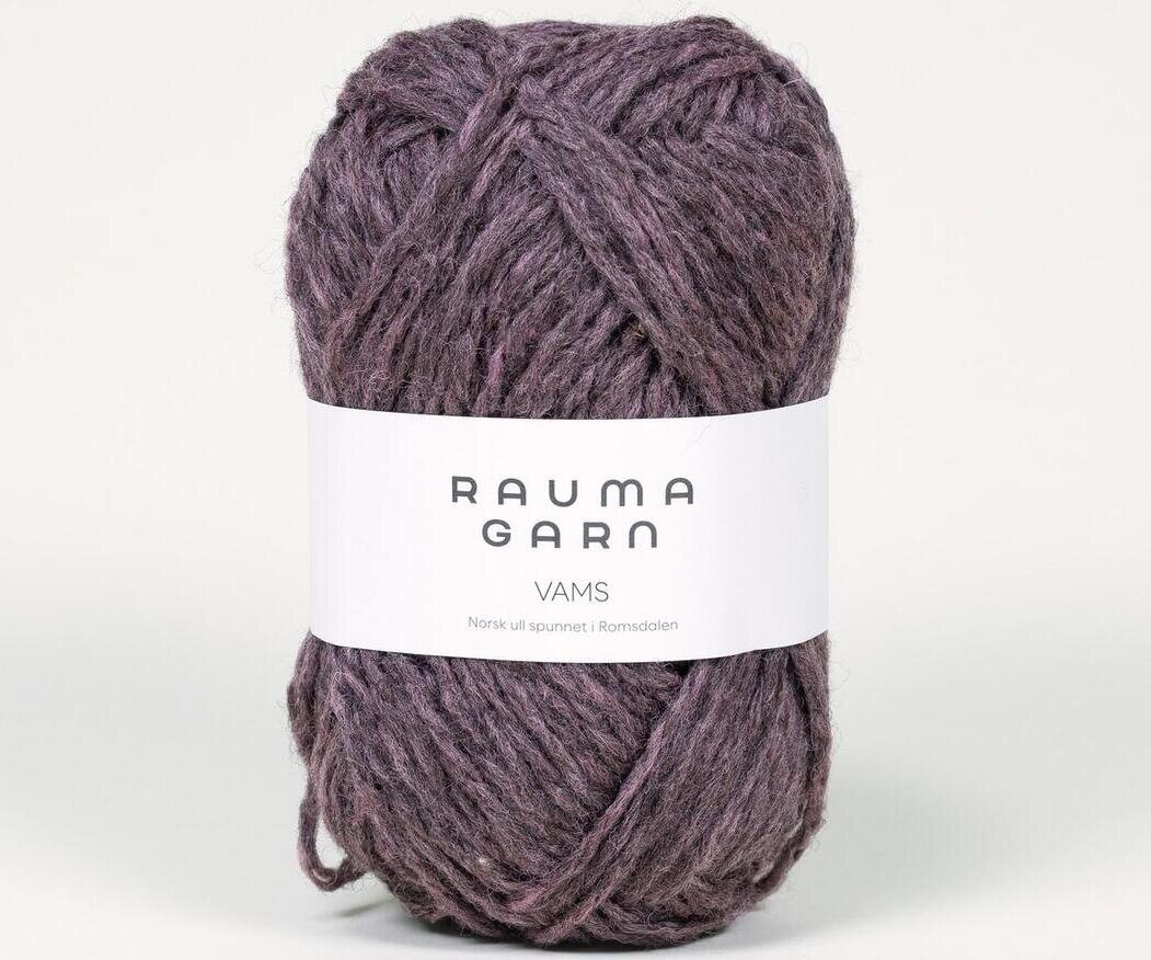 Rauma Garn Vams 402 meleerattu tumma roosa