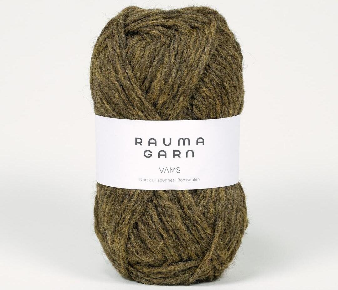 Rauma Garn Vams 406 sammaleenvihreä