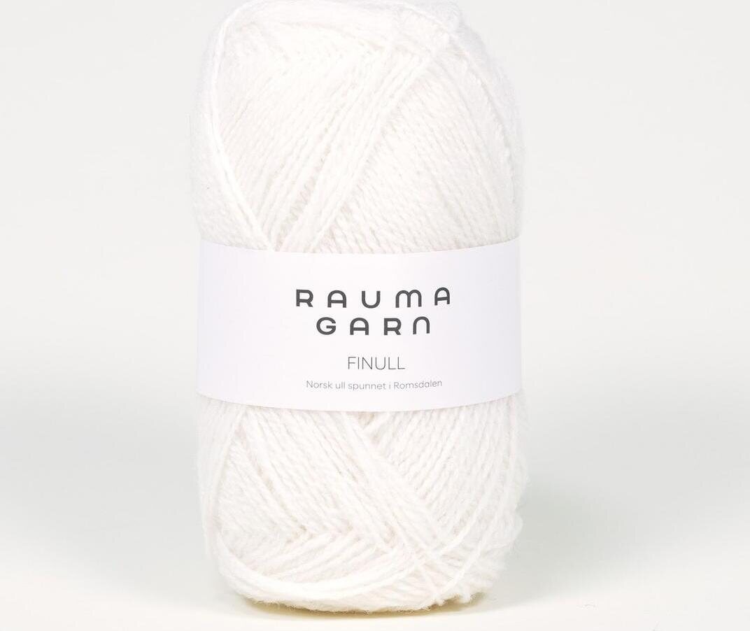 Rauma Garn Finull 0400 valkoinen