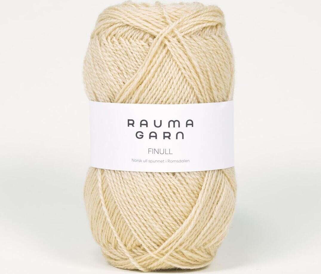 Rauma Garn Finull 0402 vaalea oljenkeltainen