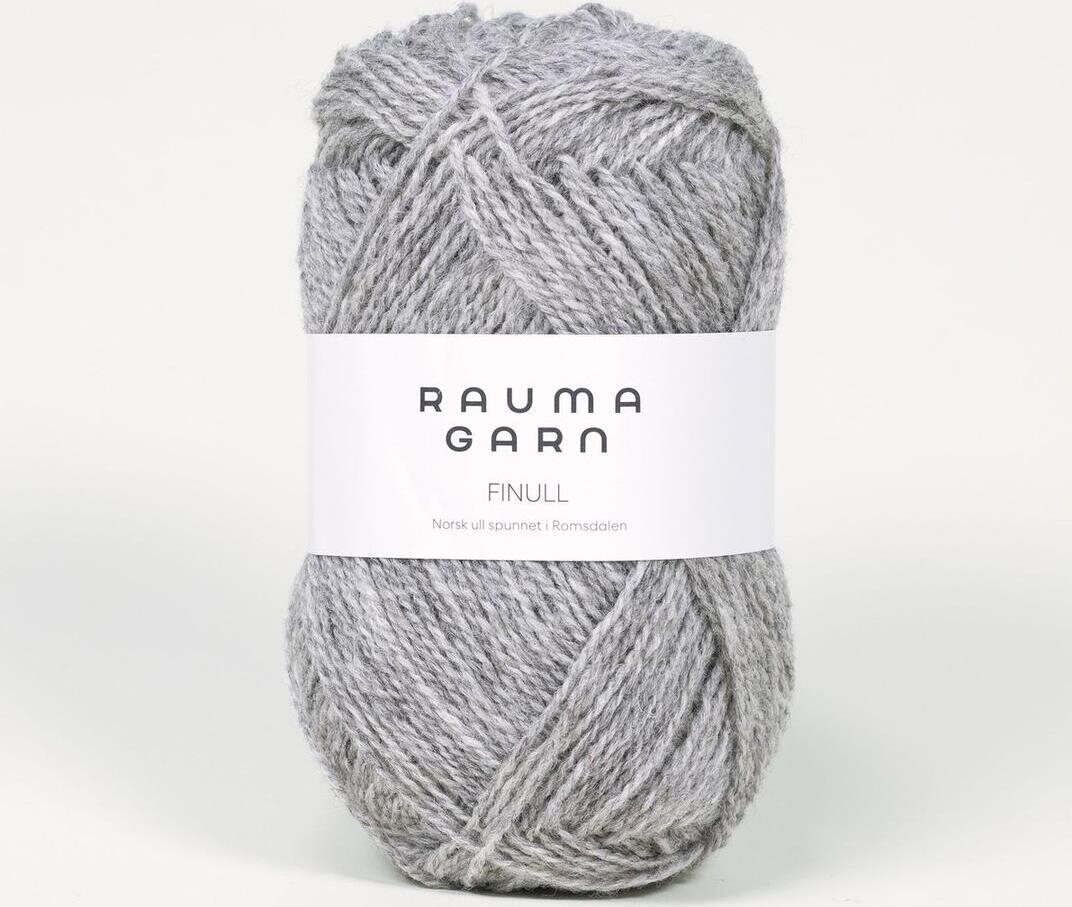 Rauma Garn Finull 0404 meleerattu harmaa