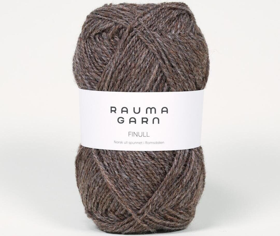 Rauma Garn Finull 0411 meleerattu ruskea