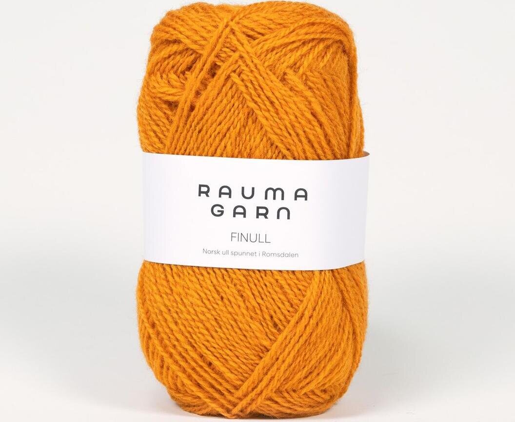 Rauma Garn Finull 0460 vaalea ruosteen oranssi