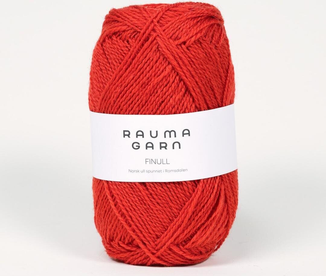 Rauma Garn Finull 0469 poltettu punainen