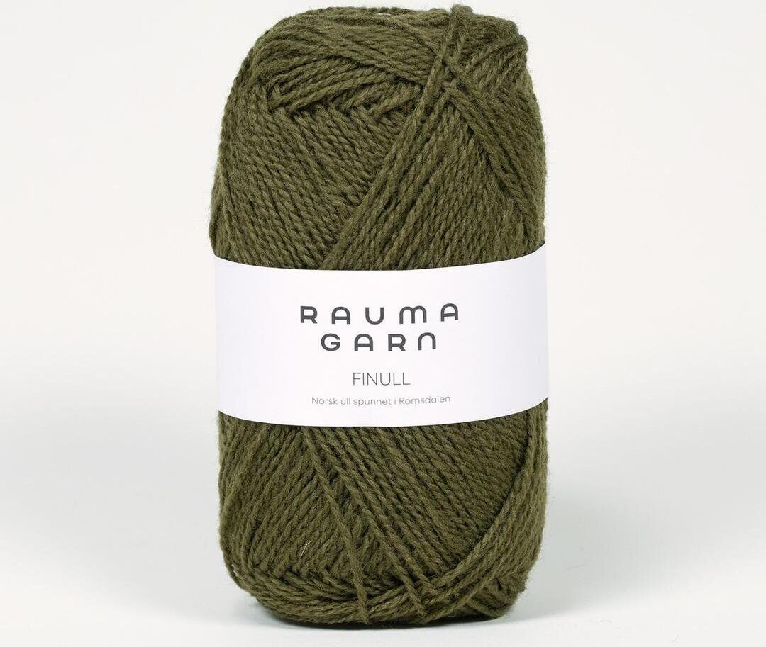 Rauma Garn Finull 0476 sammaleenvihreä