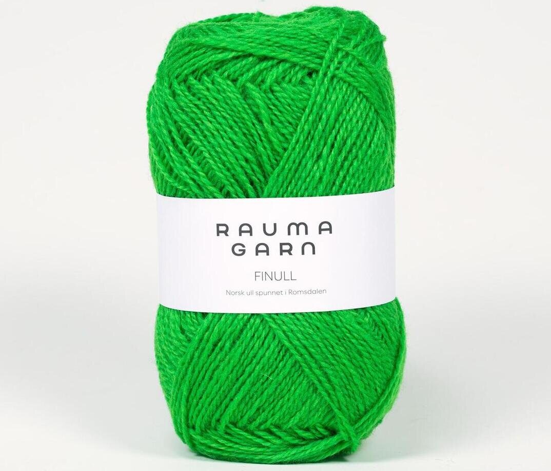 Rauma Garn Finull 4018 kirkas vihreä