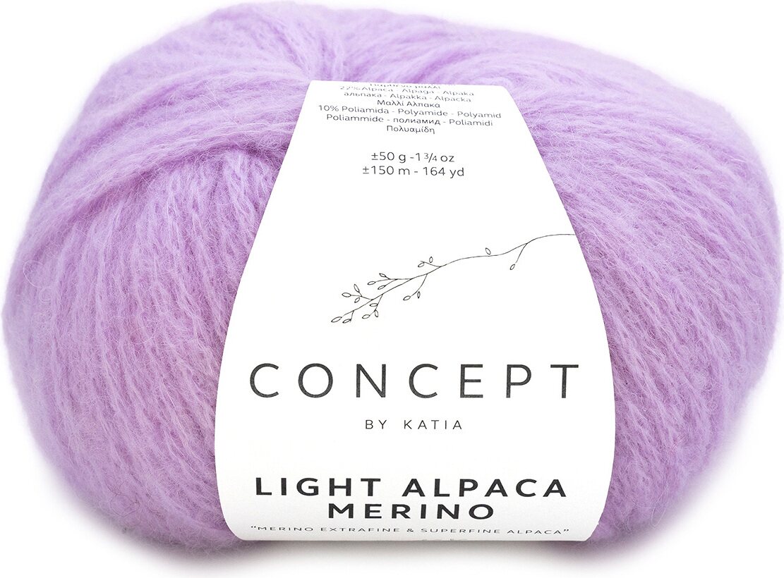 Concept by Katia Light Alpaca Merino 211 Laventeli