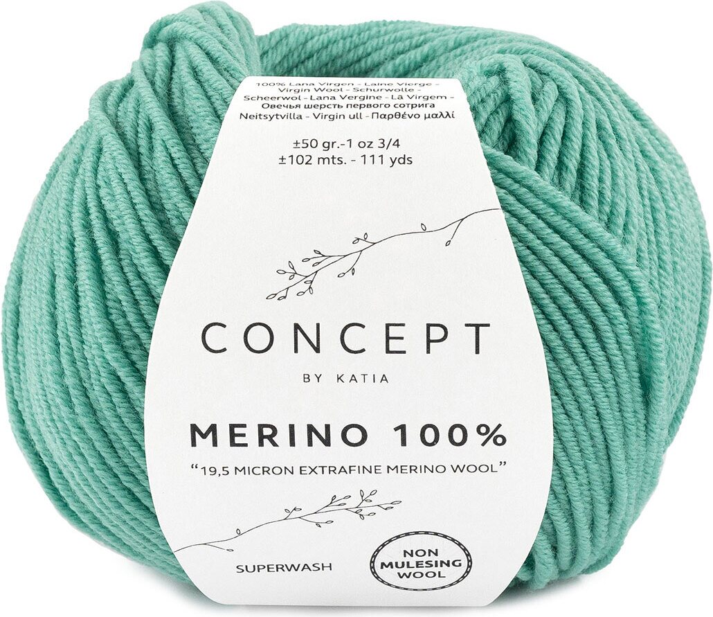Katia Merino 100% 89 fern green