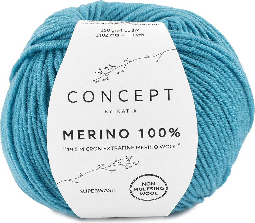 Katia Merino 100% 55 Turkoosi