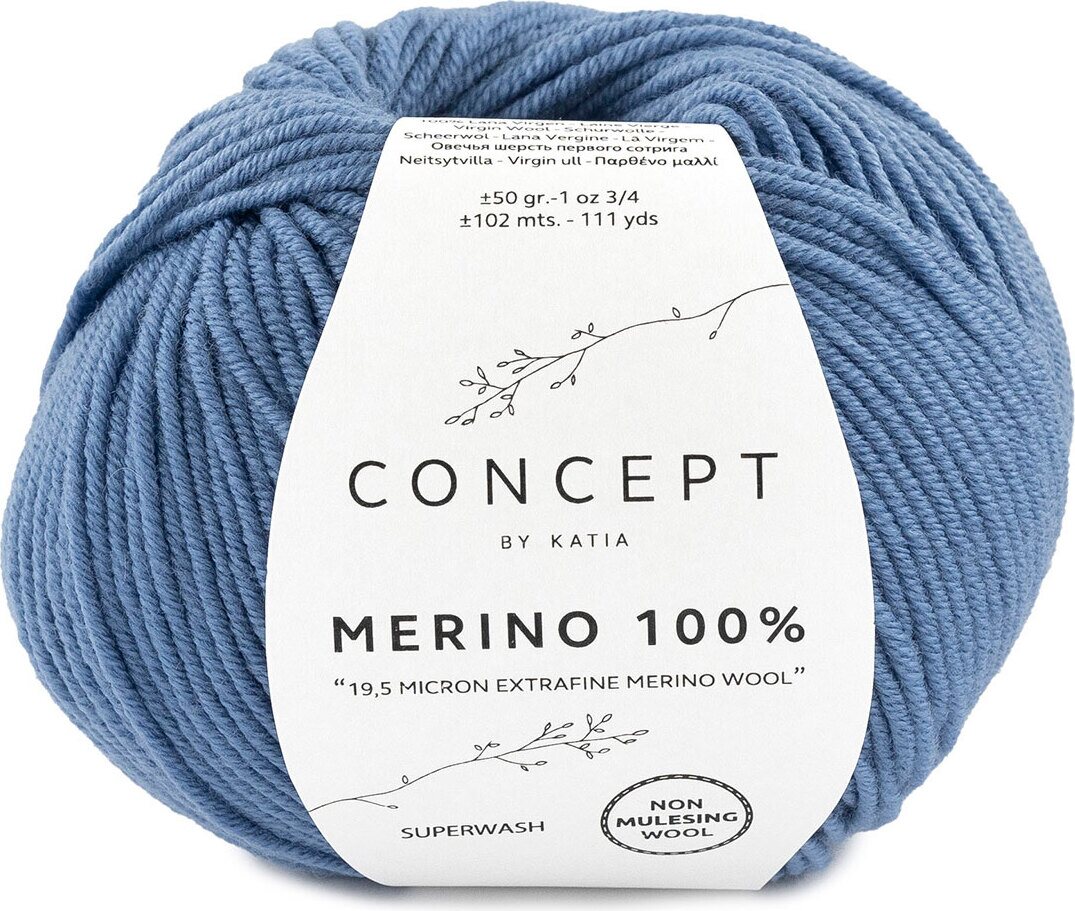Katia Merino 100% 58 farkun sininen