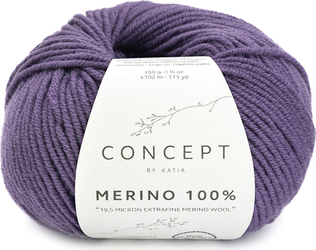 Katia Merino 100% 99 tumma violetti