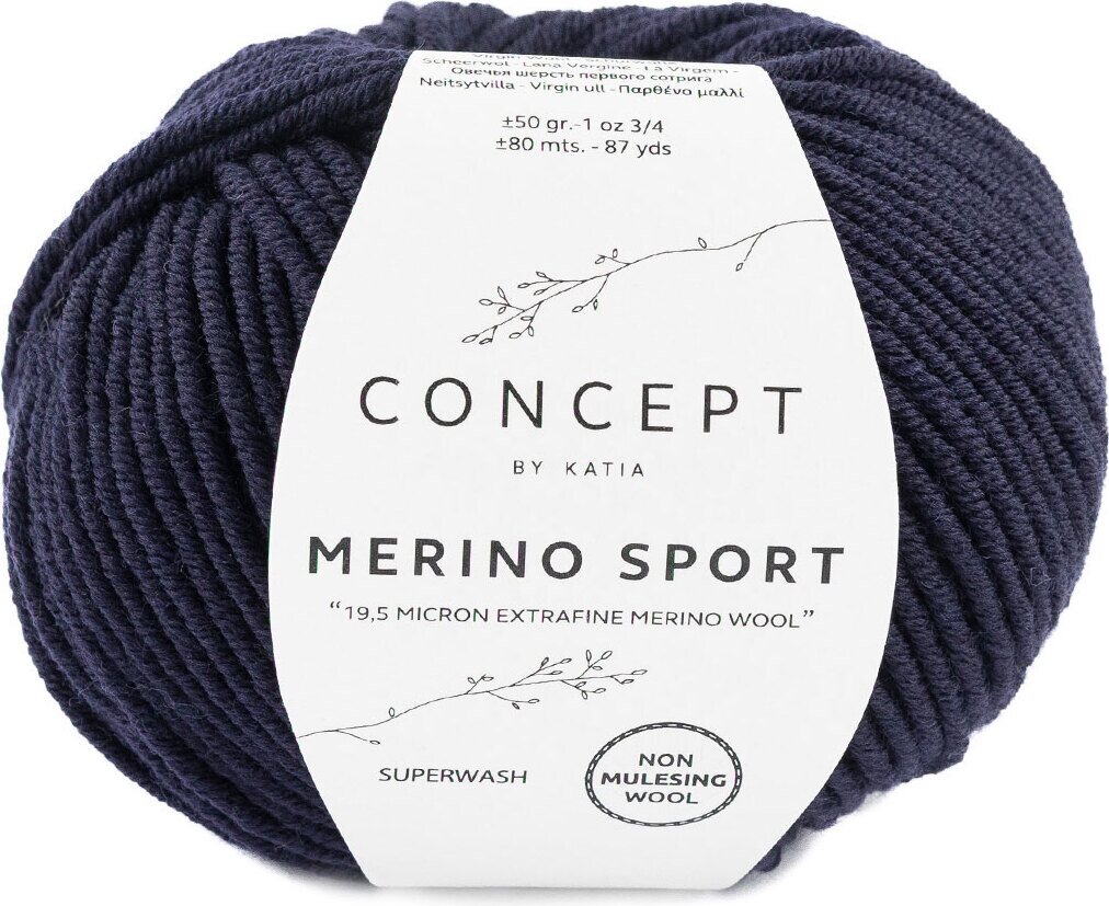 Katia Merino Sport 5 tummansininen