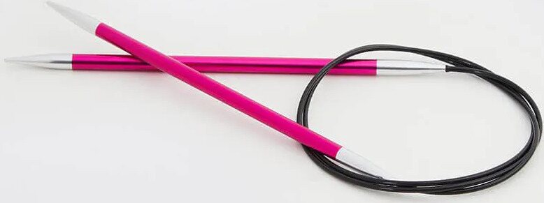 Knit Pro Zing kiinteä pyöröpuikot 80cm 5 mm
