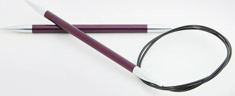 Knit Pro Zing kiinteä pyöröpuikot 80cm 6.00 mm