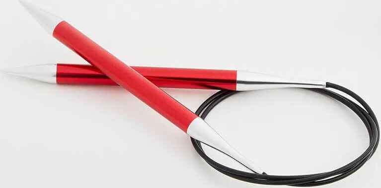 Knit Pro Zing kiinteä pyöröpuikot 80cm 9 mm