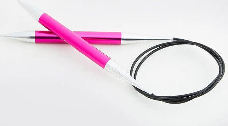 Knit Pro Zing kiinteä pyöröpuikot 80cm 10 mm