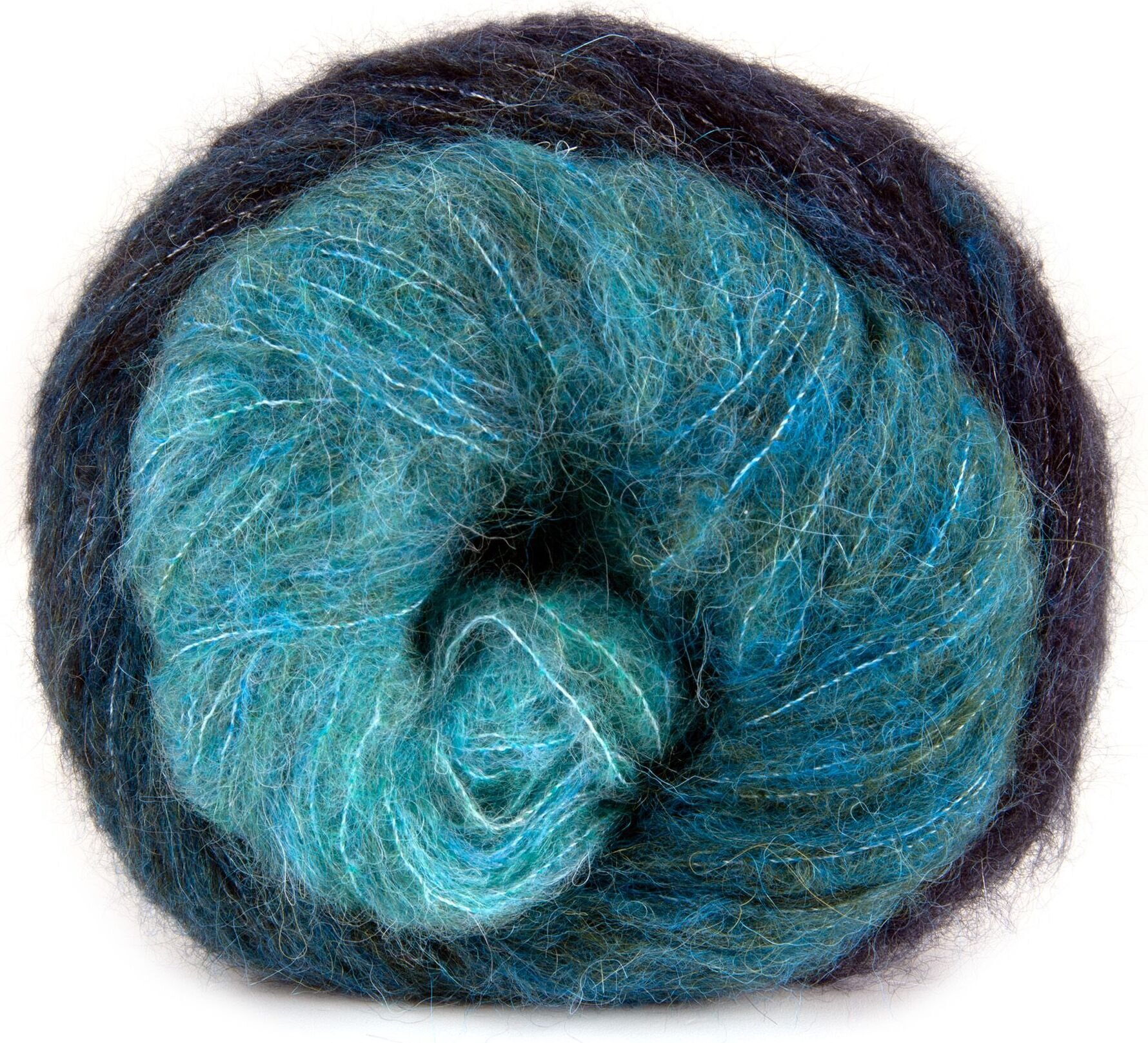 Laines du Nord Poema Alpaca 18 turkoosi-tumma petrooli