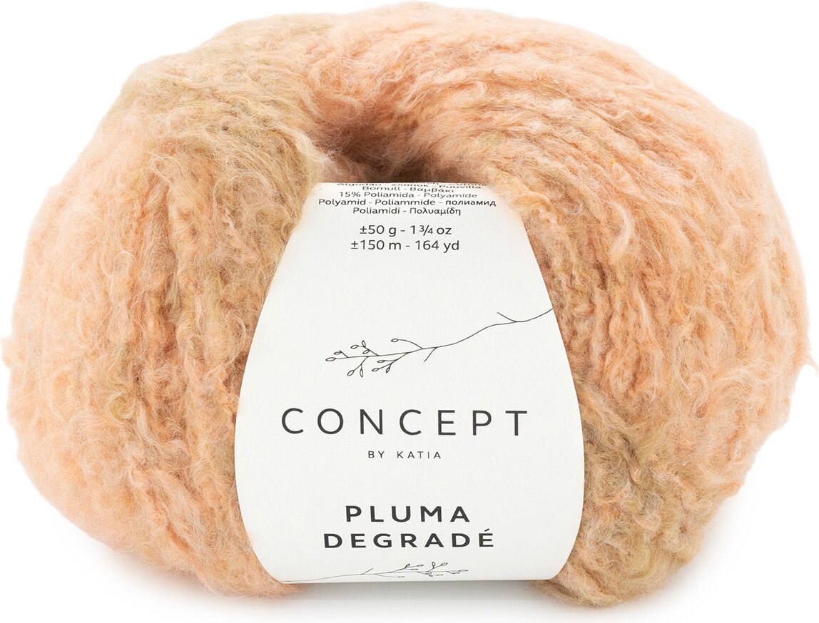 Katia Pluma ja Pluma degrade 203 koralli-beige