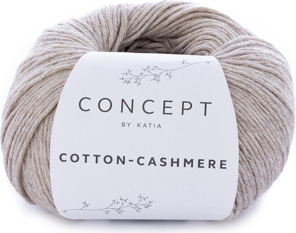 Concept by Katia Cotton Cashmere 55 meleratttu beige