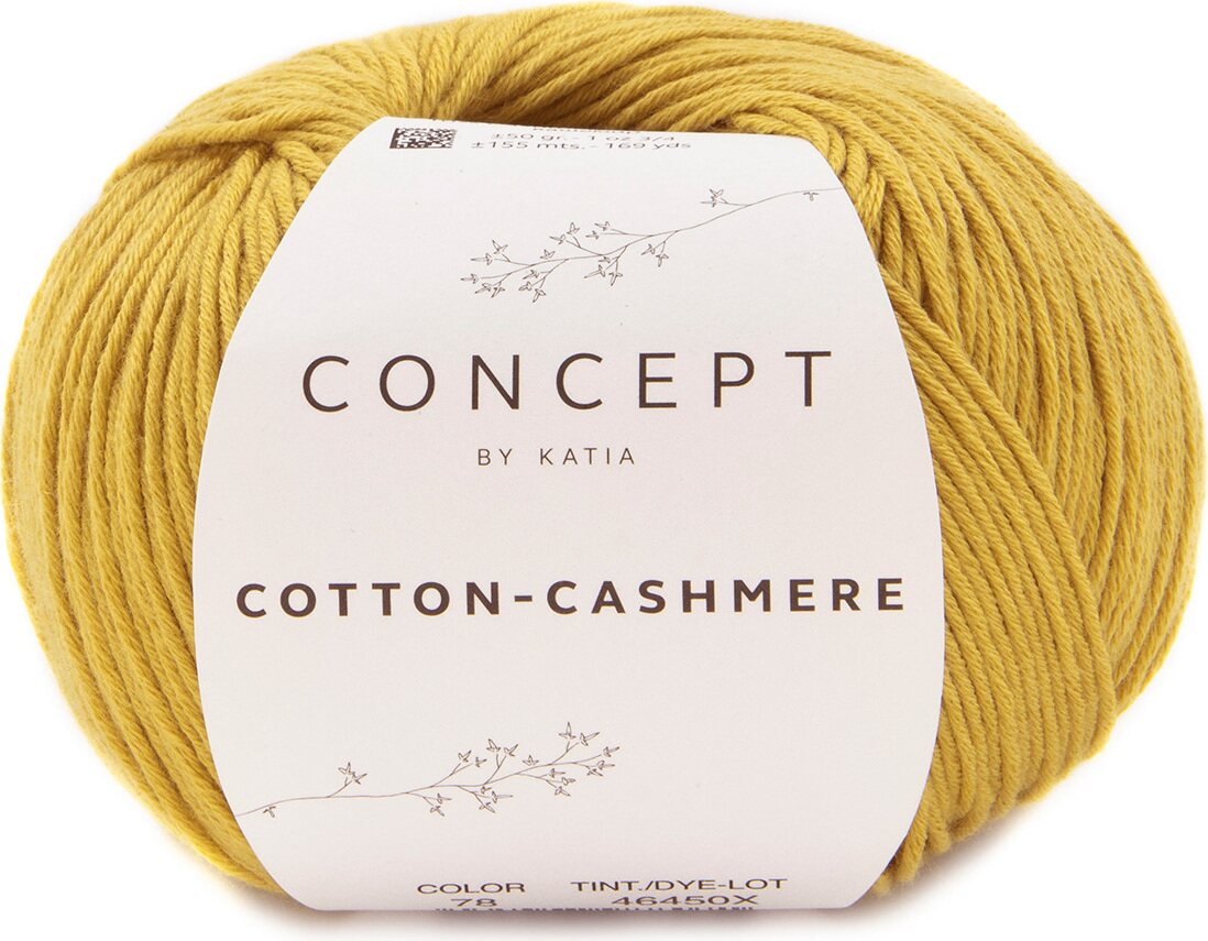Concept by Katia Cotton Cashmere 78 keltainen
