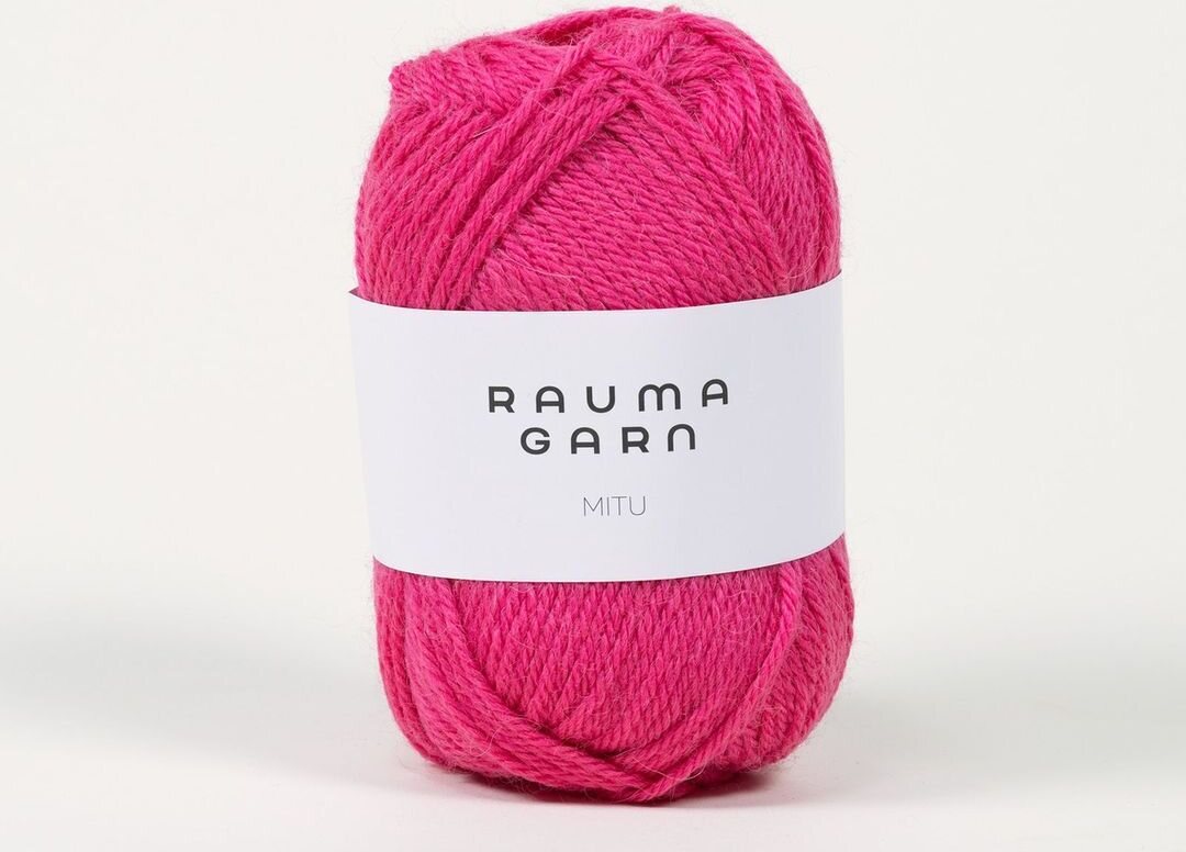 Rauma Garn Mitu 8141 tumma roosa