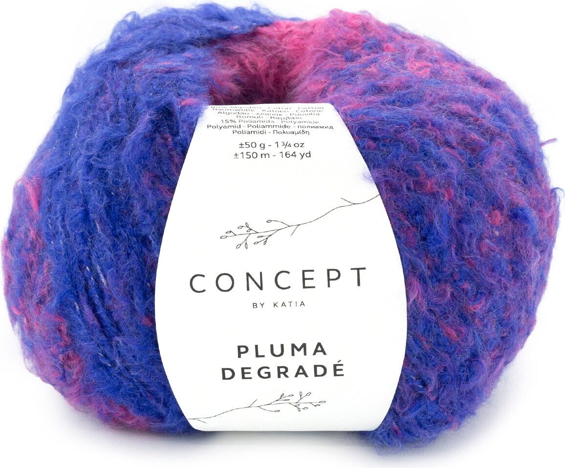 Katia Pluma ja Pluma degrade 205 pinkki-sininen