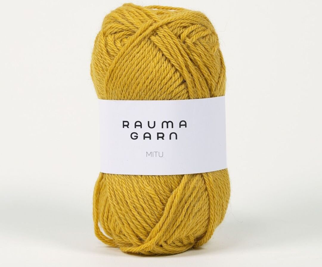 Rauma Garn Mitu 7150 sinapinkeltainen