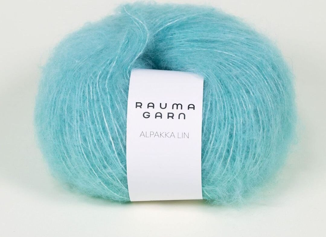 Rauma Garn Alpakka Lin 1353 mintun vihreä
