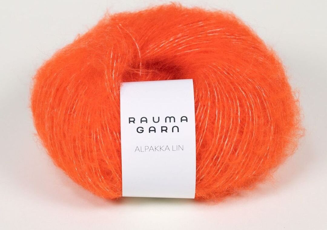 Rauma Garn Alpakka Lin 1354 Oranssi