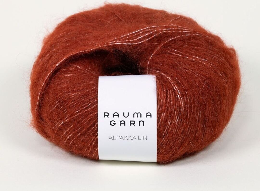 Rauma Garn Alpakka Lin 1387 punasavi