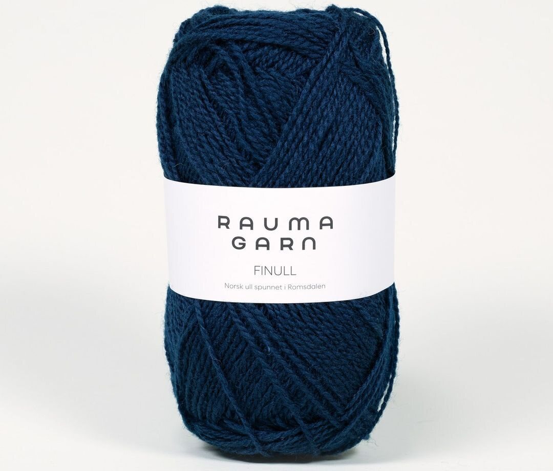 Rauma Garn Finull 4025 tumma petrooli