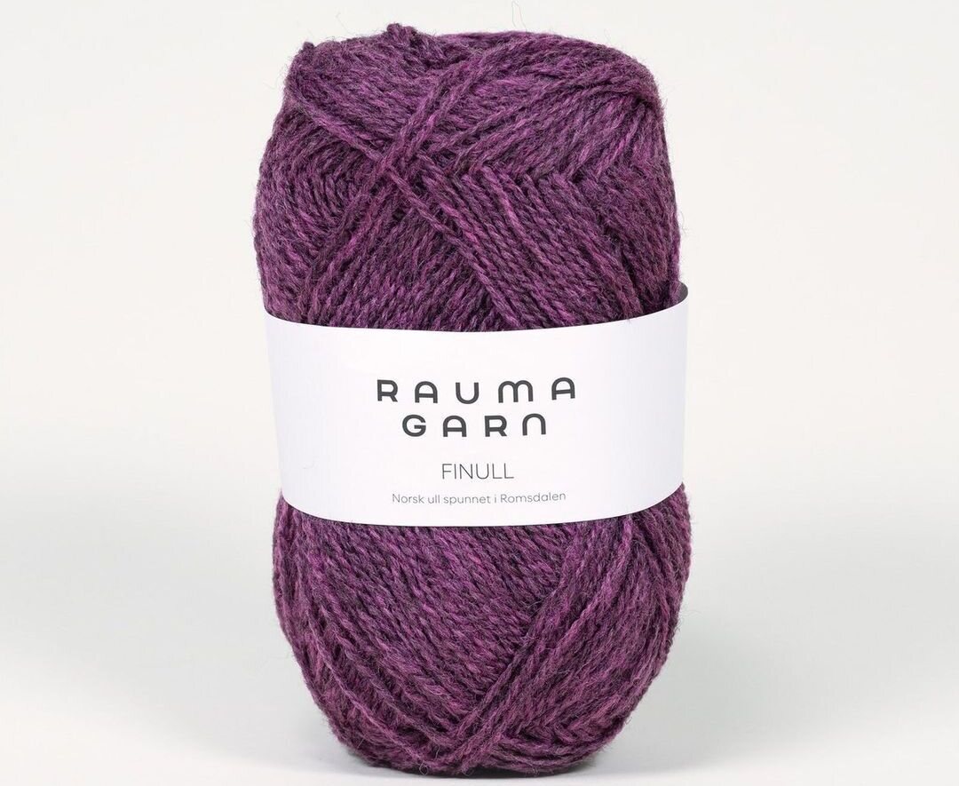 Rauma Garn Finull 4126 meleerattu violetti