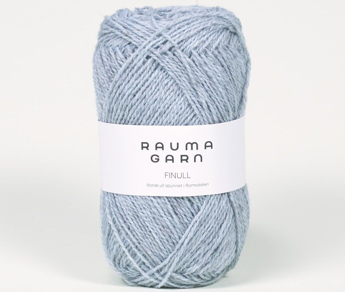 Rauma Garn Finull 4139 vaalea meleerattu sininen
