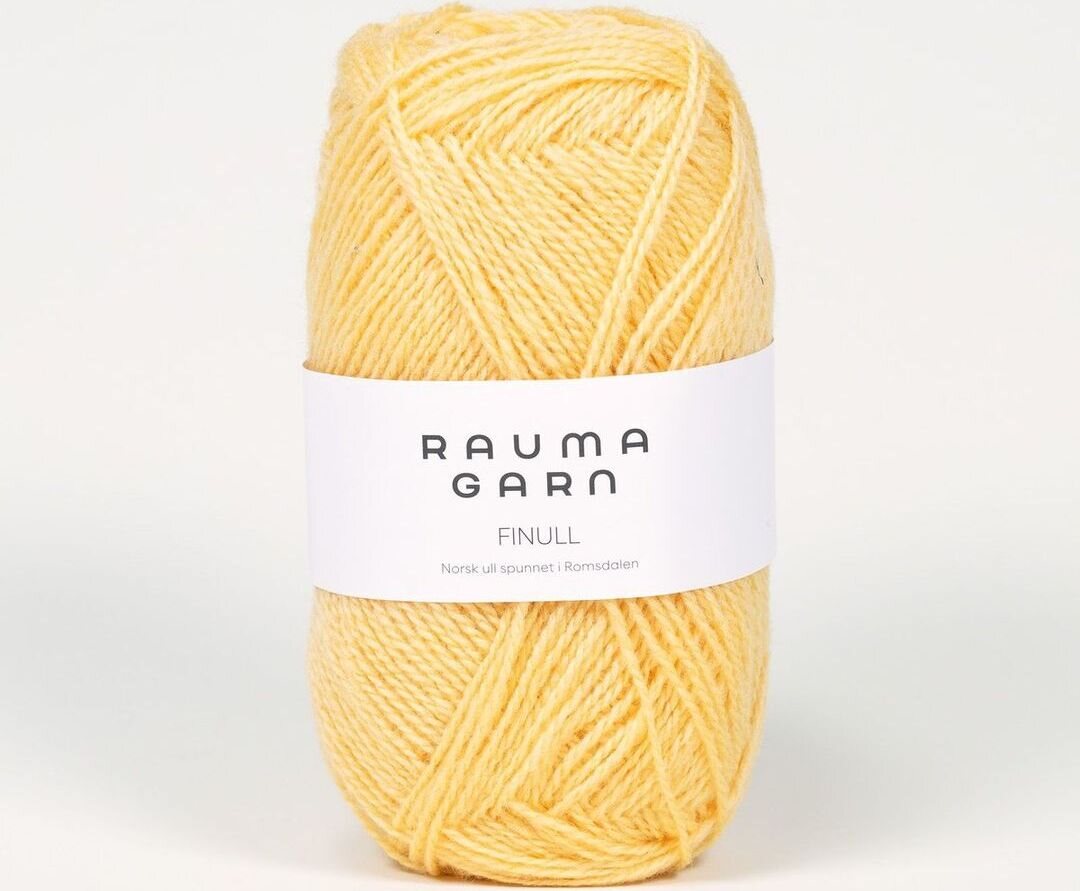 Rauma Garn Finull 4986 vaalea hunajankeltainen