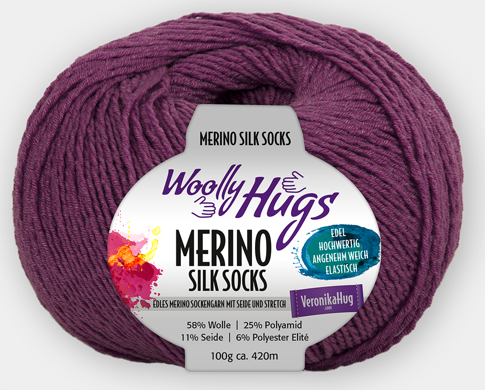 Merino Silk Socks 247 violetti