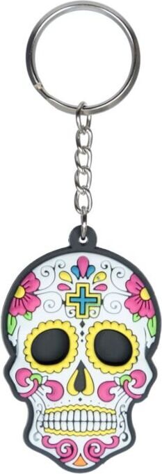 Avaimenperät Pääkallo, valkoinen