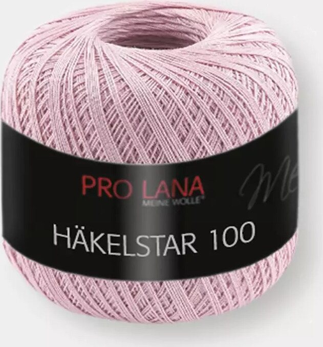 Pro Lana Häkelstar 100 33 vaaleanpunainen