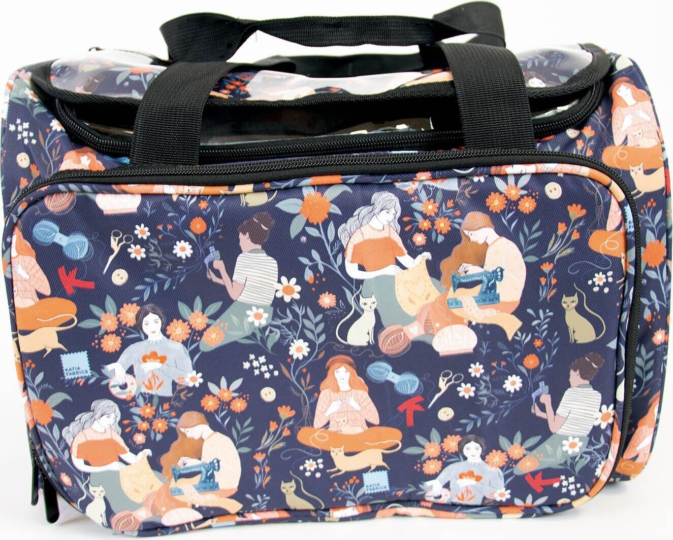 Katia Projektilaukku 2 tummansininen