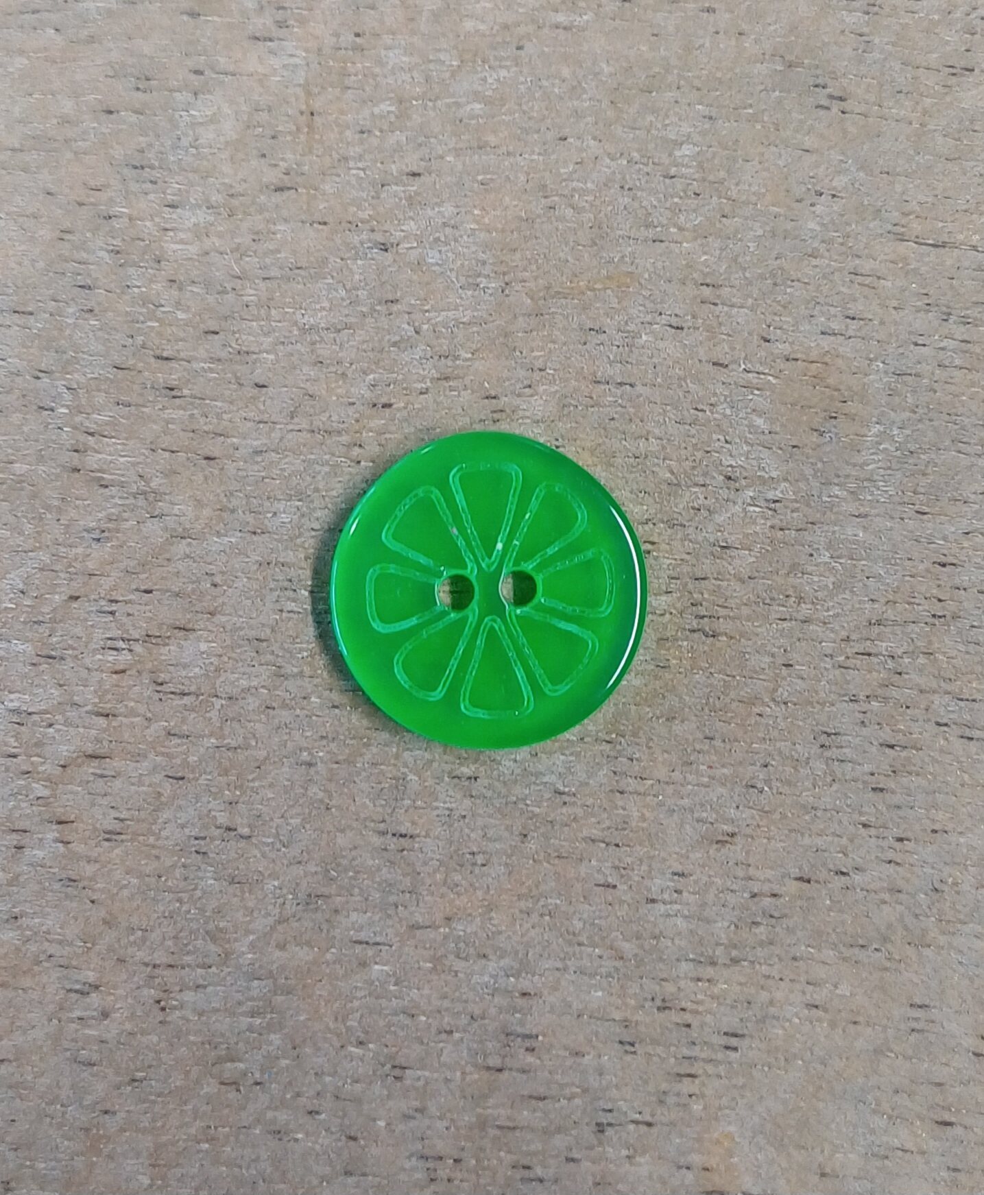 Falk Group Värikkäät napit 15 mm Vihreä lime