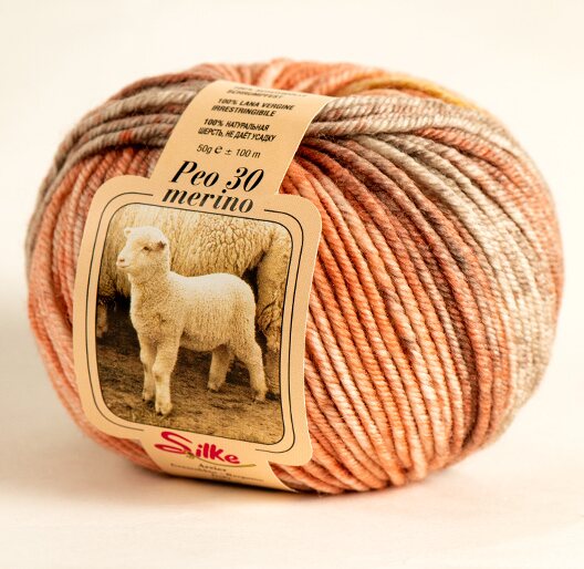Silke Peo 30 delave 9 ruskeat-okrat