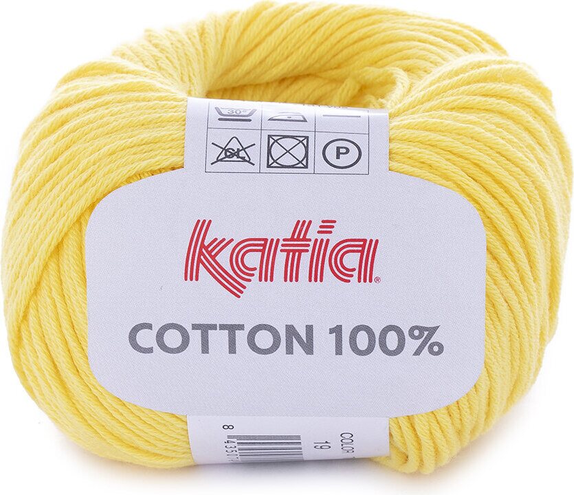 Katia Cotton 100% 19 keltainen