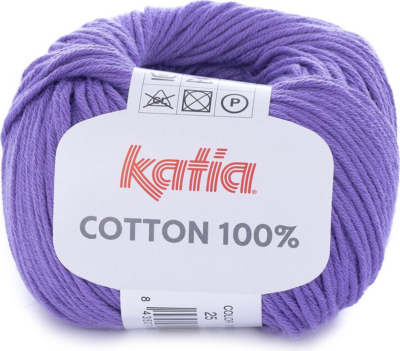 Katia Cotton 100% 25 violetti