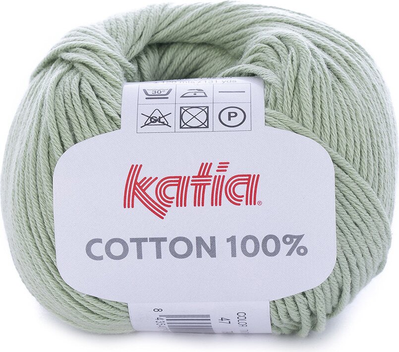 Katia Cotton 100% 47 vaalea vihreä