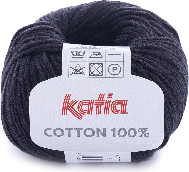 Katia Cotton 100% 2 musta