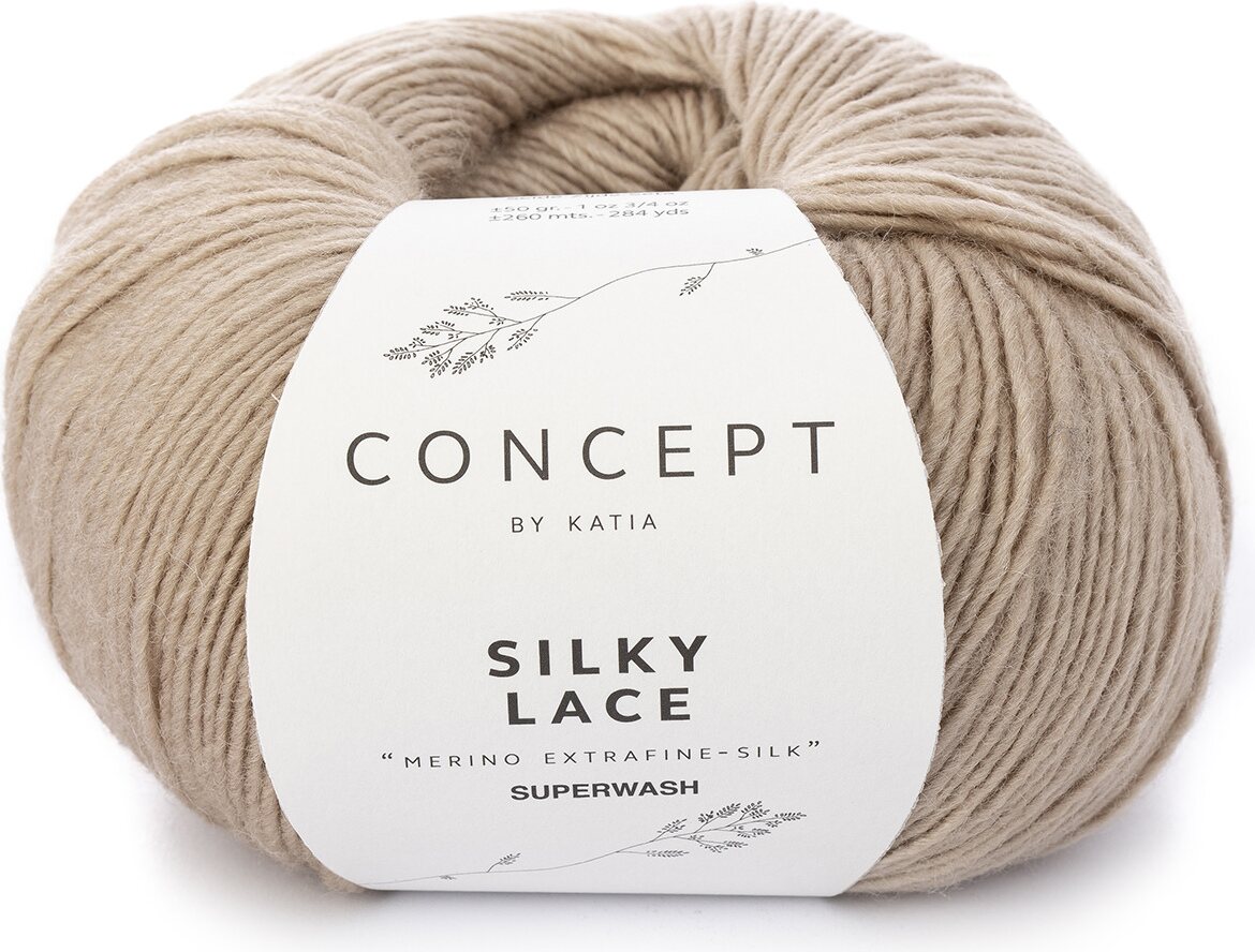 Katia Silky Lace 151 vaalea kaneli