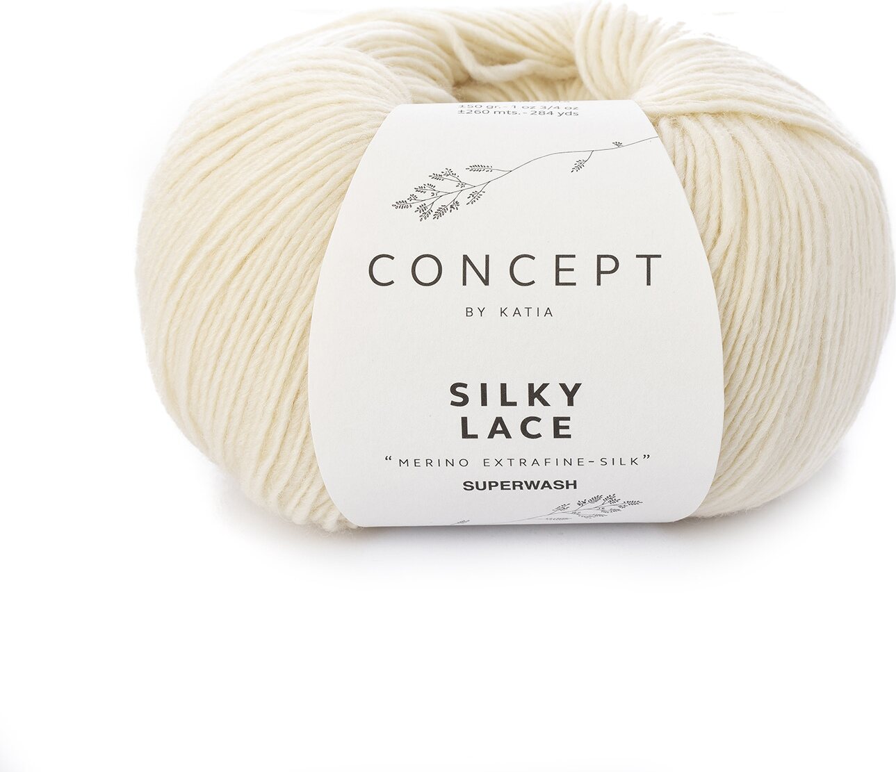 Katia Silky Lace 152 luonnonvalkoinen