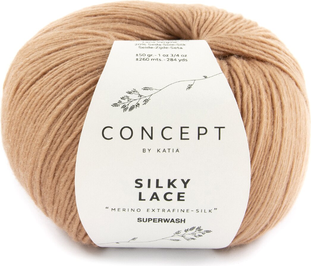 Katia Silky Lace 180 punainen savi